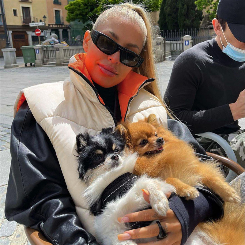 Vêtements en coton épais à col haut et fermeture éclair pour femmes, nouvelle mode européenne et américaine d'automne 2024_voghion.com