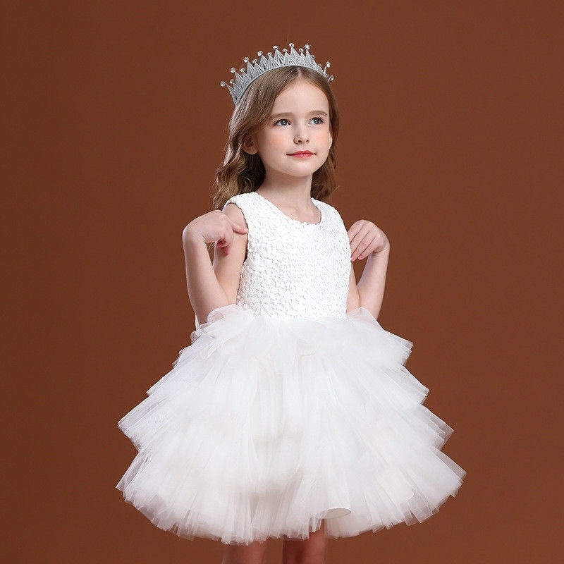 Children's Skirt Tutu Skirt Summer Children's Vacant Skirt Princess Skirt Tutu Yarn Skirt suit Girl's dress Sleeveless