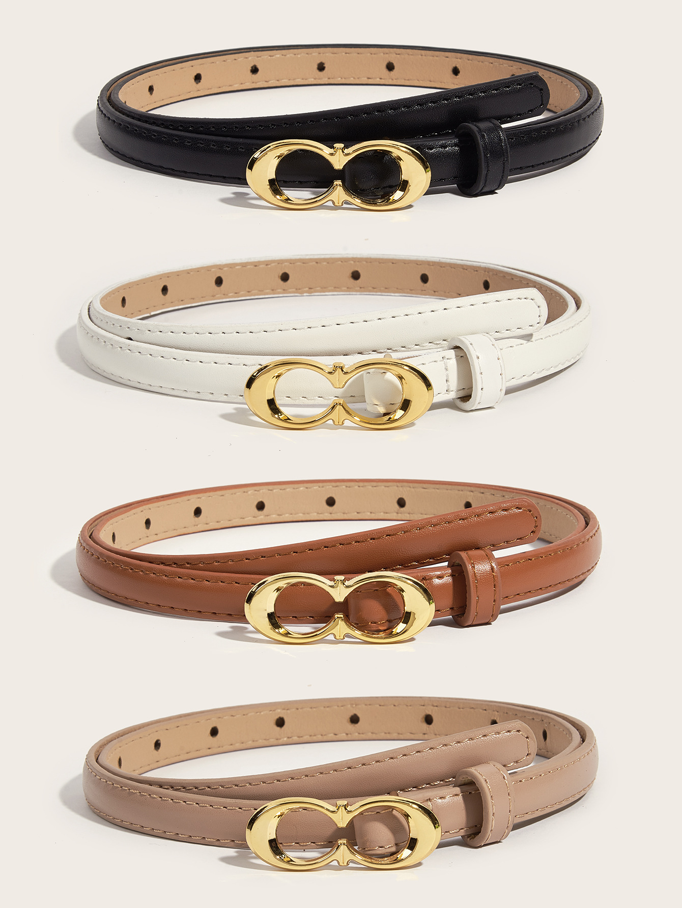 50g Weight Belt Classification 1 Piece Quantity Casual, Daily Occasion Pu Leather, Alloy Material Solid Color Pattern Women's Gender Simple Style Style Simple Style Solid Color Pu Leather Alloy Women's Leather Belts 1