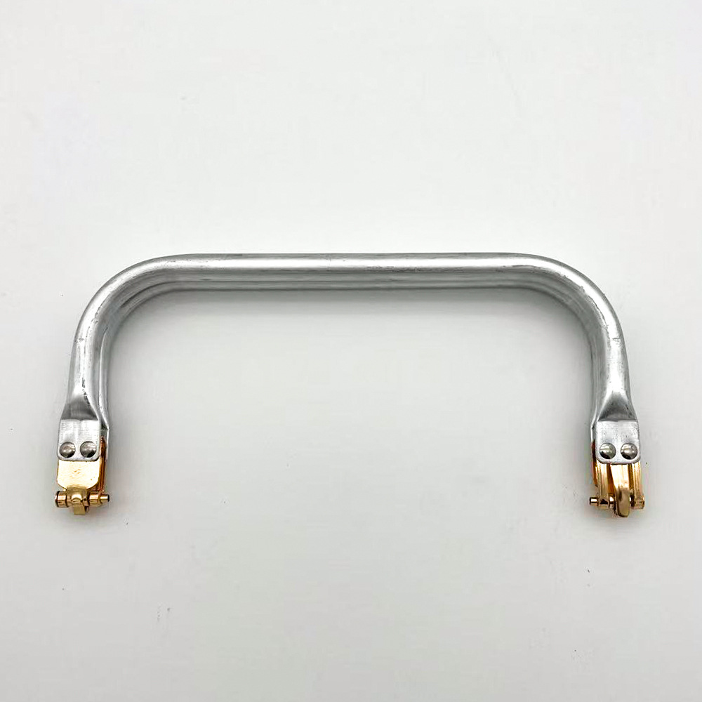 In stock: abrazadera de tubo de aluminio abrazadera de tubo de aluminio abrazadera de oro cuadrada abrazadera de oro abrazadera de bolso de mano decoración abrazadera de tubo de aluminio manganeso hardware