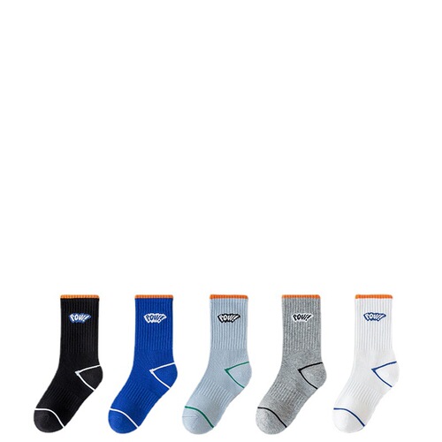 儿童袜子春纯棉春夏男童女童中筒袜春秋中大童薄款秋季全棉儿童袜