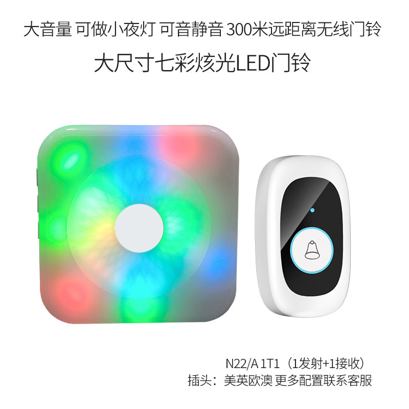 Timbre inalámbrico transfronterizo personalizado, localizador para personas mayores, dispositivo de entrenamiento para perros, alarma con sensor automático, personalización de molde gratuita.