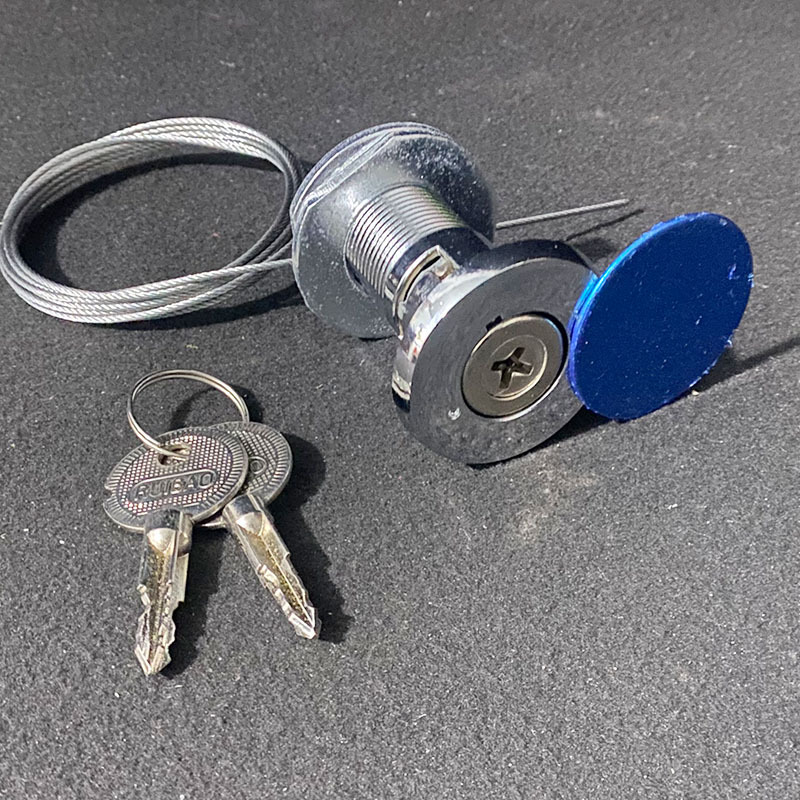 应急锁车库门锁 十字铜芯拉绳锁拉线锁老式锁