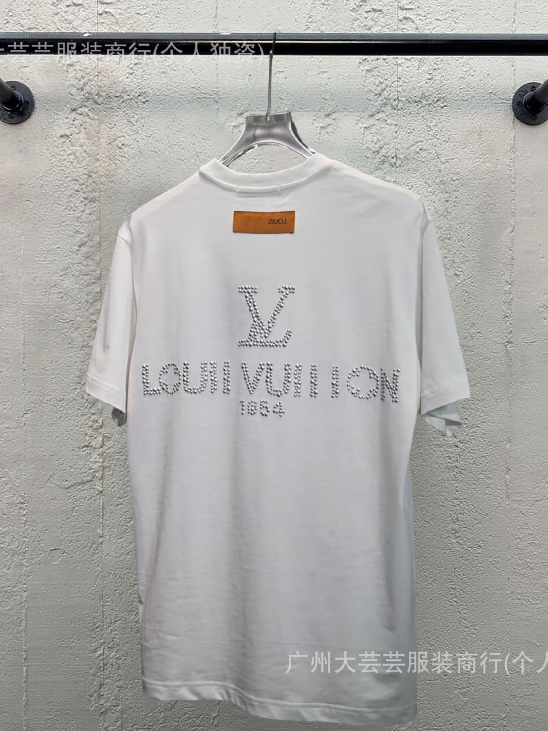 Donkeyjia 正しい高バージョンパール半袖 25 新しい夏 L ビーズ Tシャツドロップシッピングルーズ男性と女性のトップス