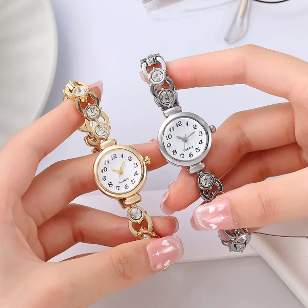 2024 in stock Wholesale Classic Ladies Digital Bracelet Watch Casual Fashion Temperament Watch