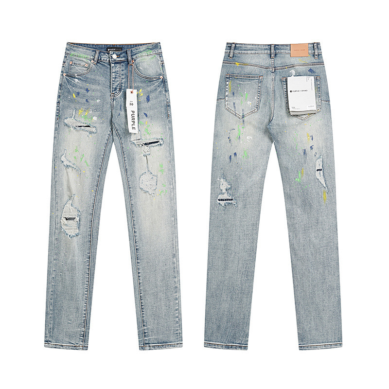 Marca de moda para hombres y mujeres 2025 nuevo verano nuevo estilo pantalones cortos de mezclilla de diamantes calientes rotos pantalones cortos retro de calle de todo fósforo rectos