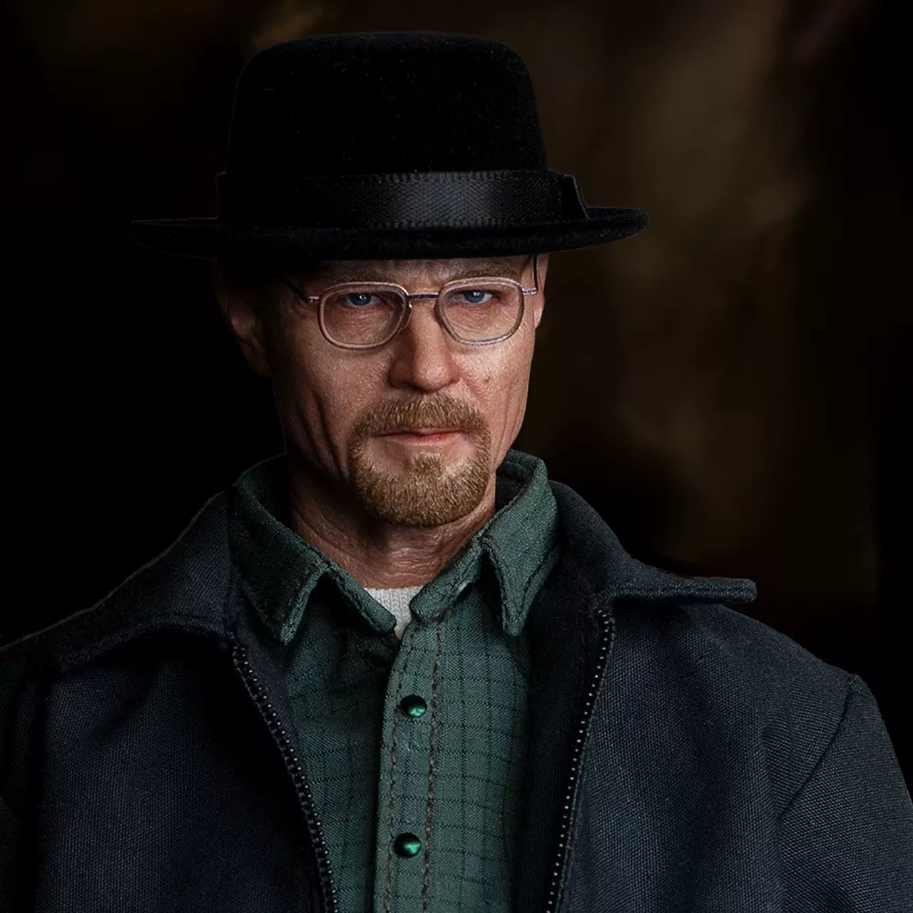 现货迷你版道具眼镜 绝命毒师明星同款仿真金属边框 玩偶人物配饰