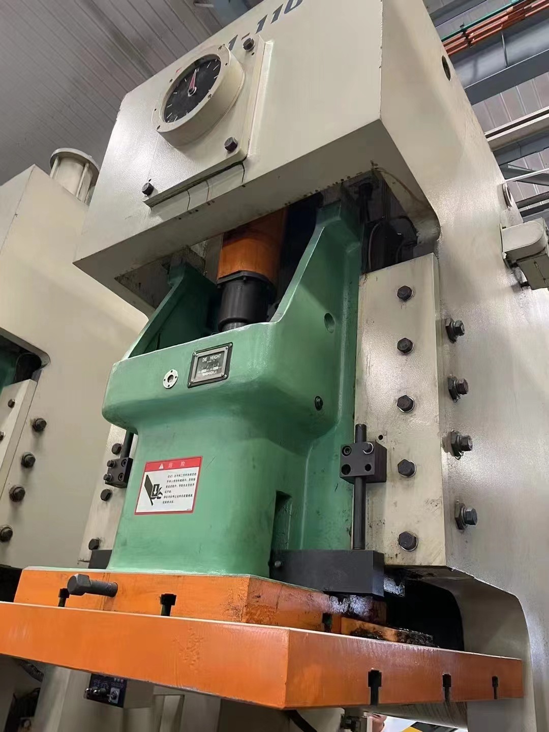 处理二手扬力JH21-110开式压力机滑块行程：160mm