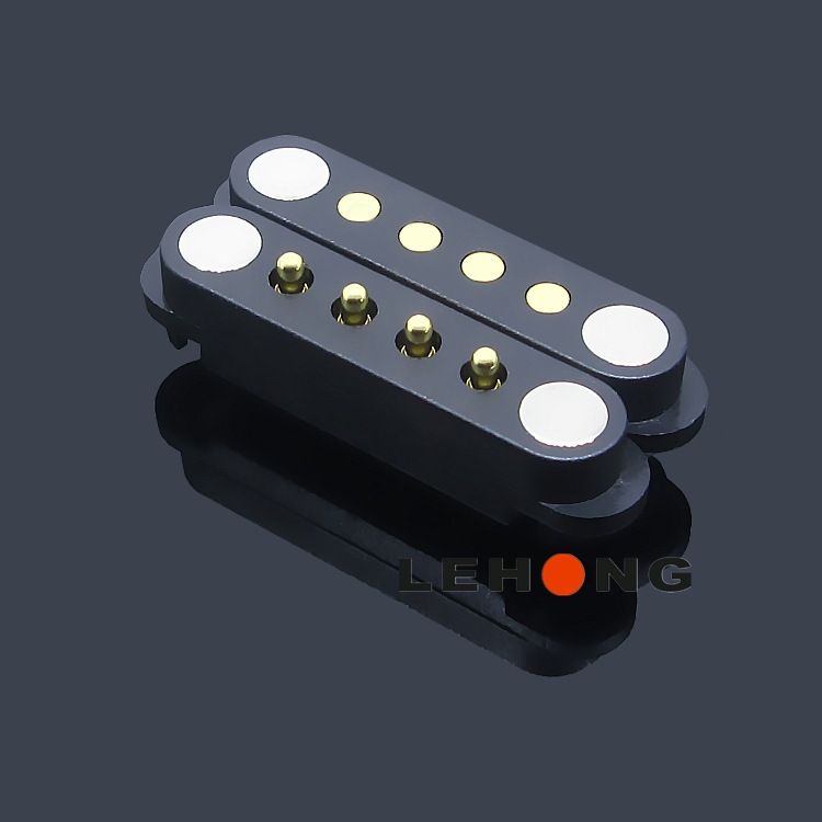 LH-CX4P无耳直针-2.5MM/长方型磁吸/磁吸连接器/连接器充电公母座