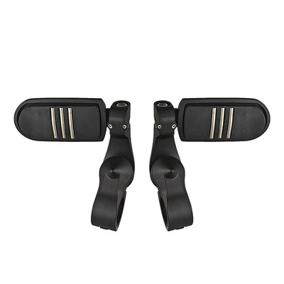 Motorcycle pedals – Motorcycle Suitable for Glide Dual-Light - short-three-horizontal-pedals-black