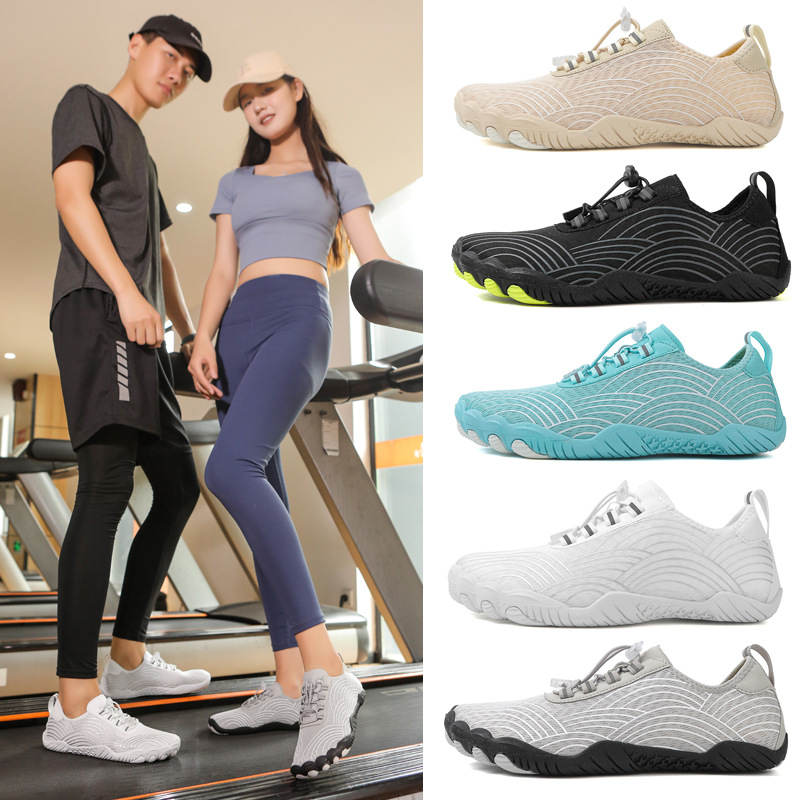Cross-Border Popular Water Shoes for Men and Women, Barefoot Diving Non-Slip Wading Shoes, Quick-Drying Surfing Swimming Beach Shoes, Fitness Shoes