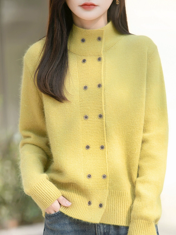 Retro keep warm sweater, knitted cardigan