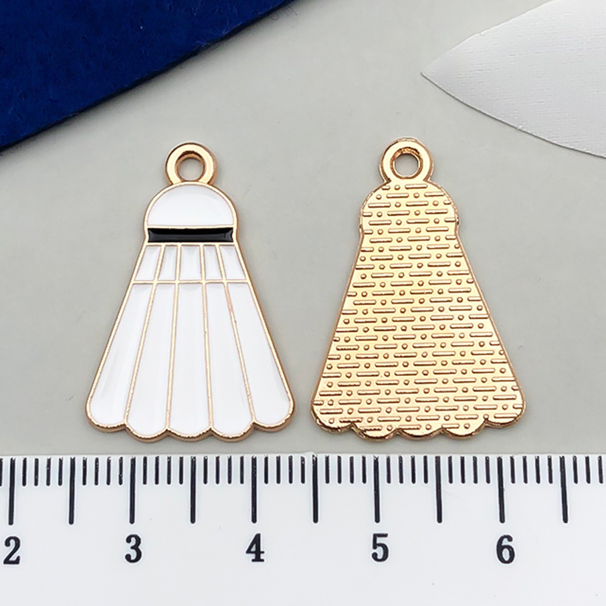 For badminton, white, 25x, 18mm