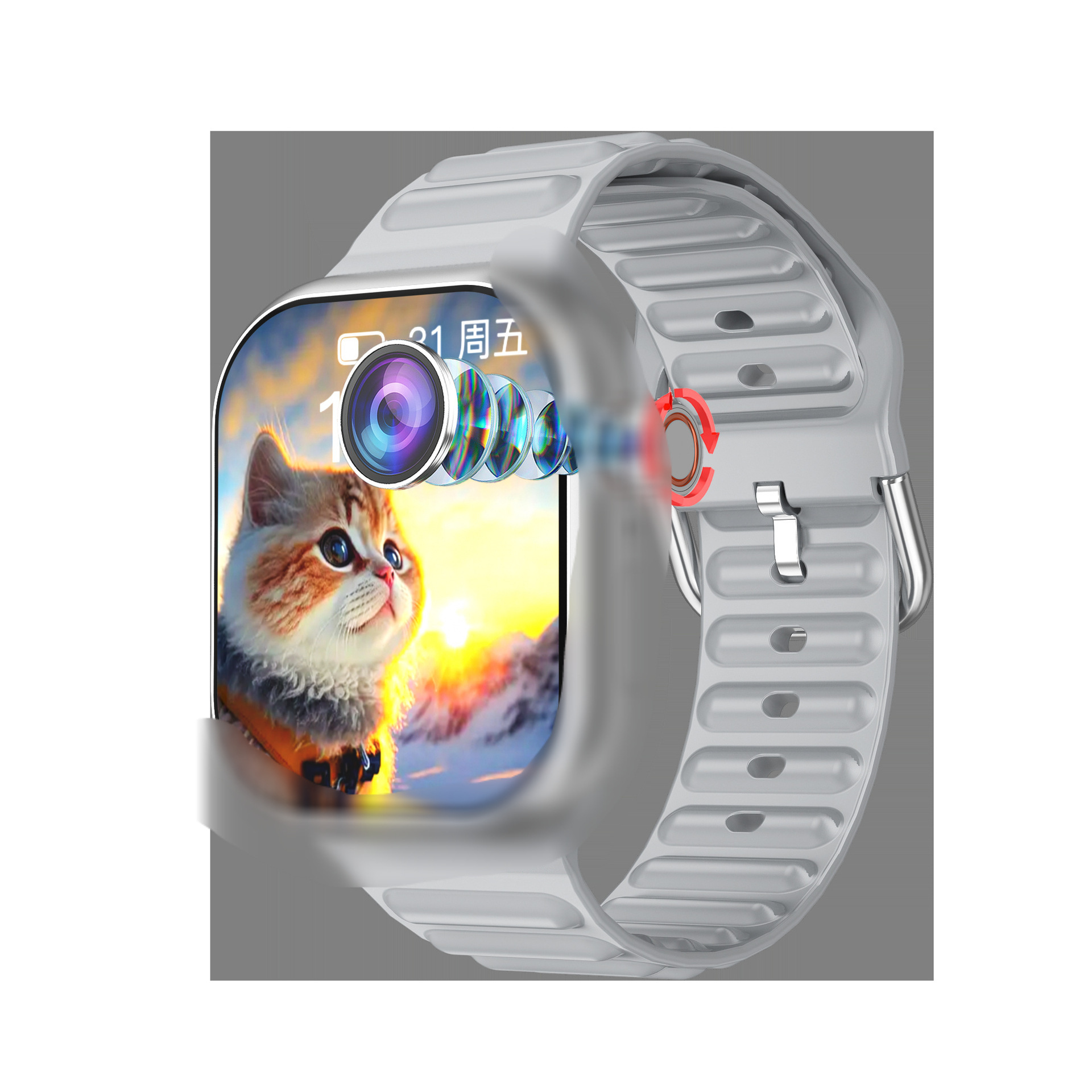 Reloj inteligente B29 de pantalla grande HD + 5G tarjeta enchufable Reloj multifuncional sistema Android Netcom
