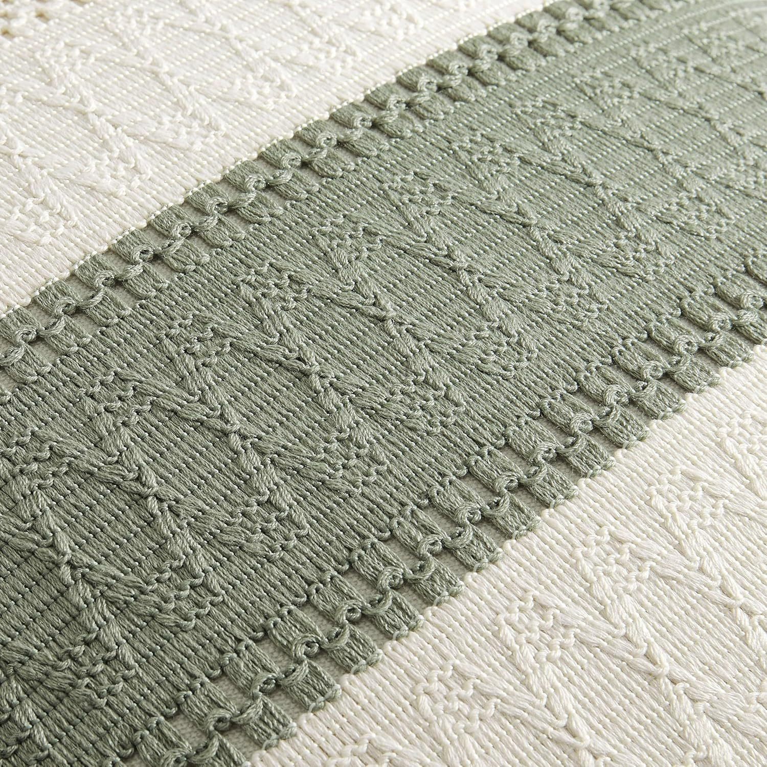 Bohemia almohada almohada de algodón lino empalme almohada de sofá de color contrastante almohada de cintura de oficina Amazon venta caliente almohada