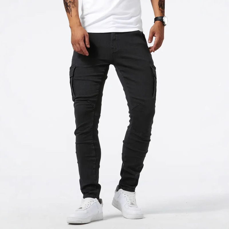 in stock 2021 European and American Cross-border New Jeans Men's Side Pocket Skinny Jeans NK012 in stock 2021 European and American Cross-border New Jeans Men's Side Pocket Skinny Jeans NK012