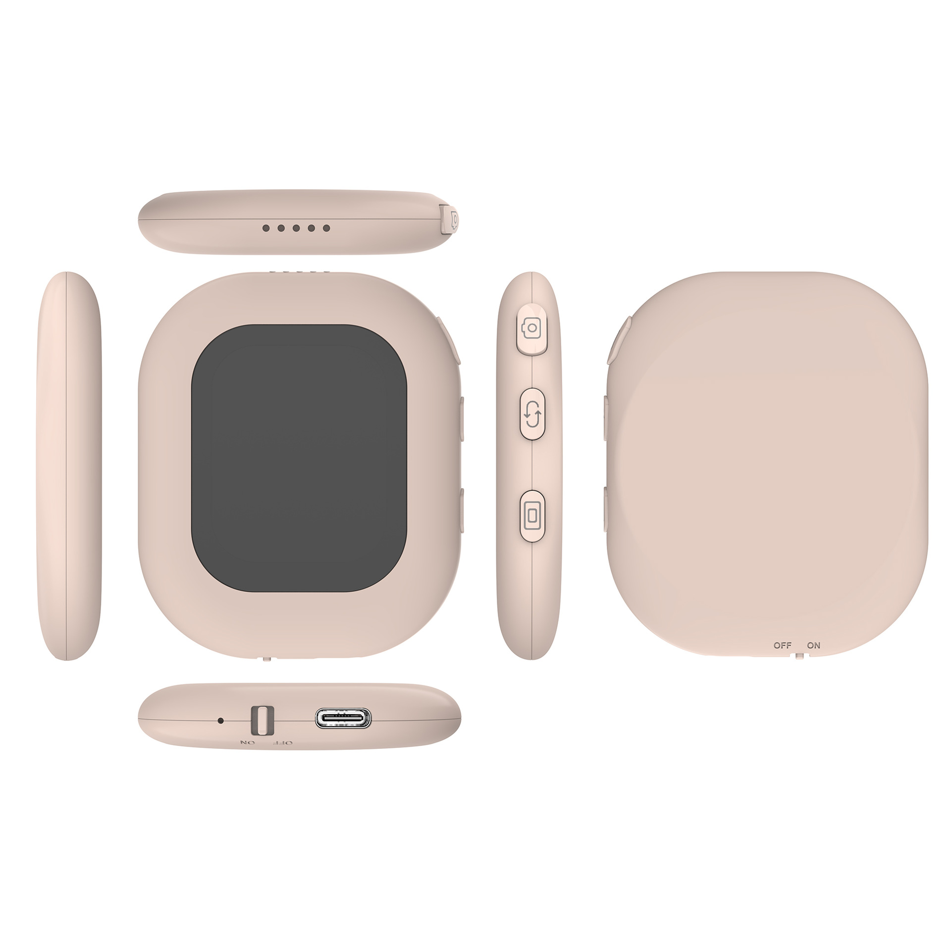 Dispositivo de duplicación de pantalla con cable para selfies, ligero y portátil, con fuerte fijación magnética, popular entre influencers.