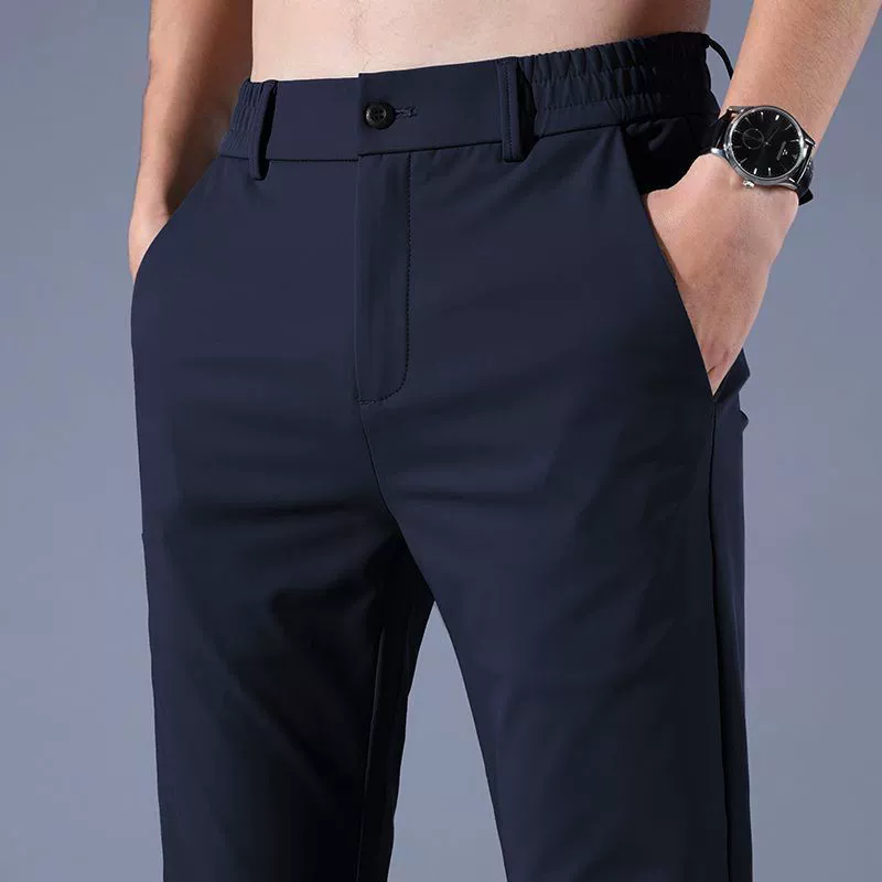 Фирменная птица весна и осень толстые мужские повседневные брюки полужинные брюки с эластичкой брюки