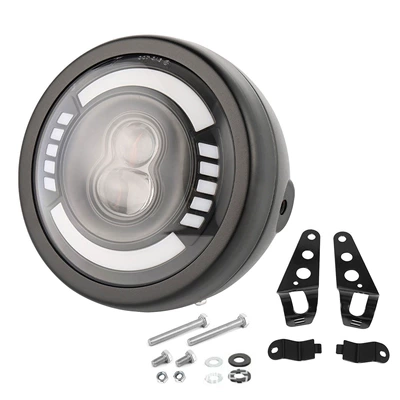 Led Headlight, Motorcycle headlights, headlights - gourd-style-two-bracket-accessories
