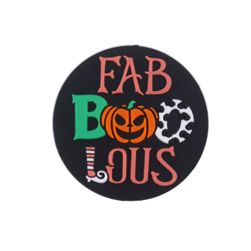 Creativo DIY artículos para bebés caricatura Halloween joyas de silicona pezón cadena de dientes molares accesorios de pulsera de goma de diente