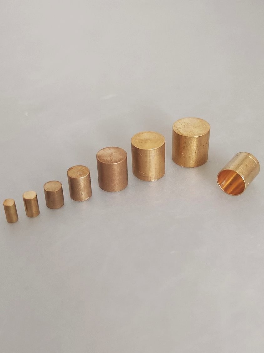 2-8mm黄铜平底无孔端帽237远香diy小铜帽手工花托平头帽材料配件