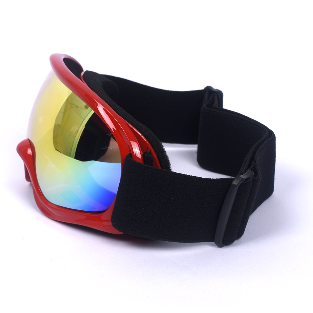 Outdoor children's high-end motorcycle wind and sand resistant, electroplated real film riding goggles, dust_voghion.com
