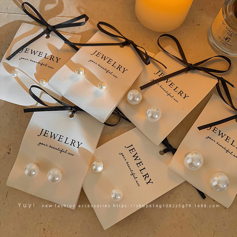 pearl stud earrings alloy women‘s special-interest design vintage earrings elegant socialite 2023 new fashion earrings