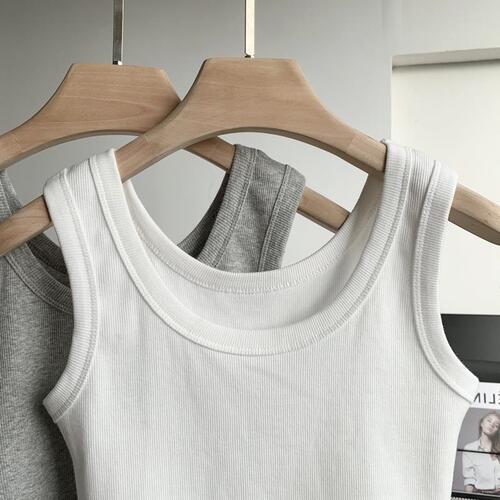 Women's Summer Suit Tank Top, Slip Bodysuit, Underwear Top, Sleeveless, Crop Top, Casual