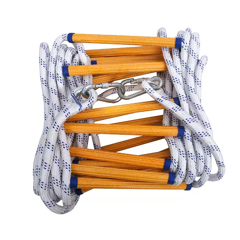 定制软梯 树脂应急救援高空作业救生绳梯软爬梯折叠绝缘 消防软梯