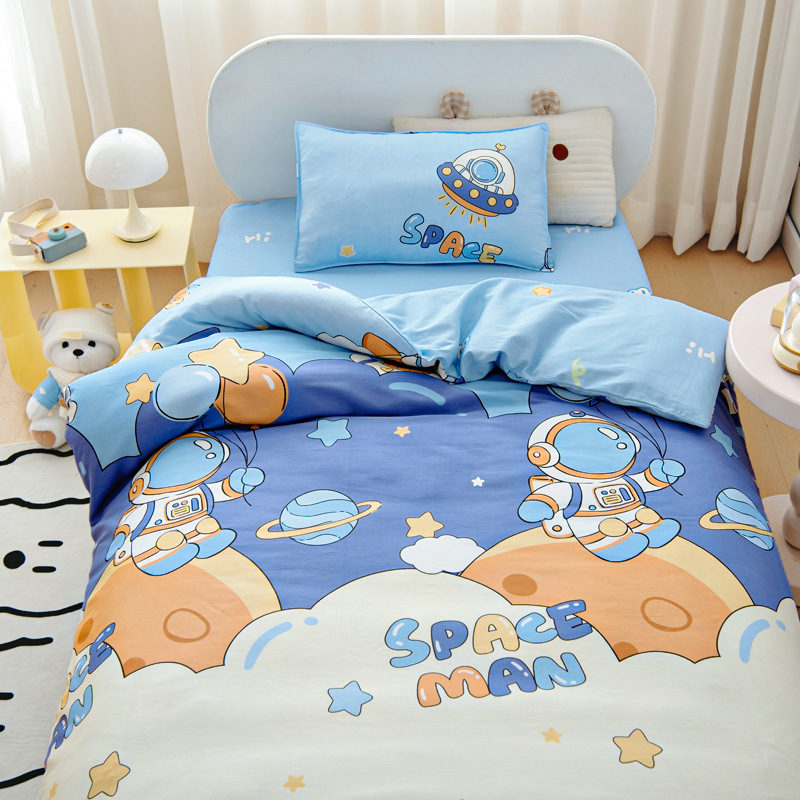 Cotton children's set for kindergarten for students for sleep
