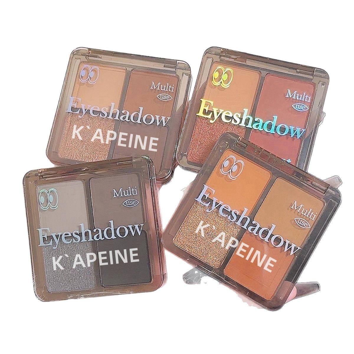 Capel ddream despierta el hogar paleta de sombras de ojos de cuatro colores rosa tierra marrón ahumada mate perlado destello cosméticos transfronterizos