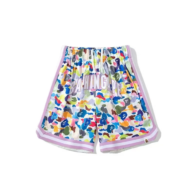 Bape ABC Camo Basketball Shorts Mesh Multi