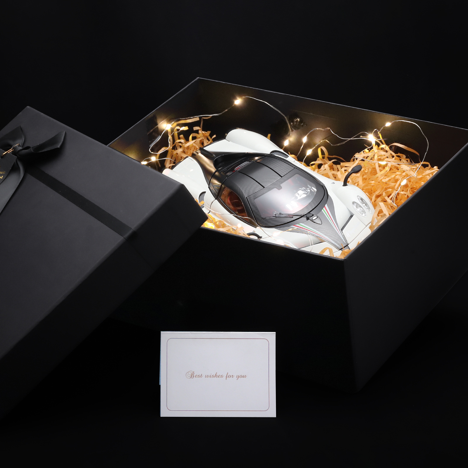 1 / 18 modelo de automóvil de aleación hermosa caja de regalo de regalo para el día de San Valentín, regalo de cumpleaños recomendado