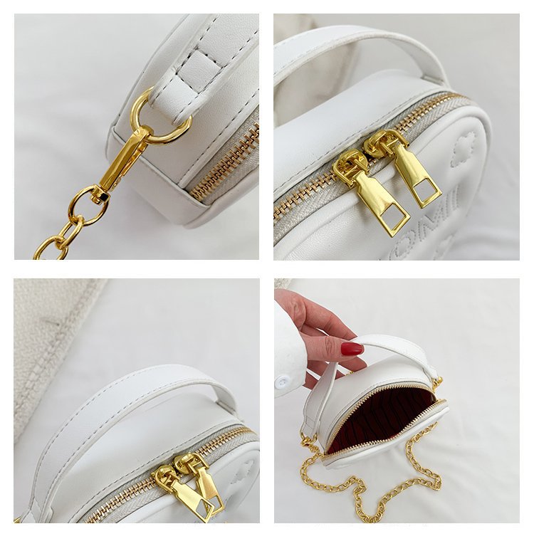 Shoulder Bag 2023 Niche Design Rhombic Chain Mini Love Messenger Bag Net Red Lipstick Bag_voghion.com