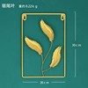 Factory wholesale European -style metal wall -mounted ginkgo leaf home living room wall wall decoration sofa background wall iron art hanging painting