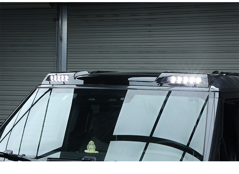Suitable for Land Rover New Defender roof light LED roof light highlight roof strip spotlight strong light searchlight modification