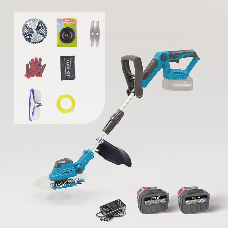 Cortacésped eléctrico pequeño cortacésped hogar recargable cortacésped batería de litio multifuncional cortacésped artefacto