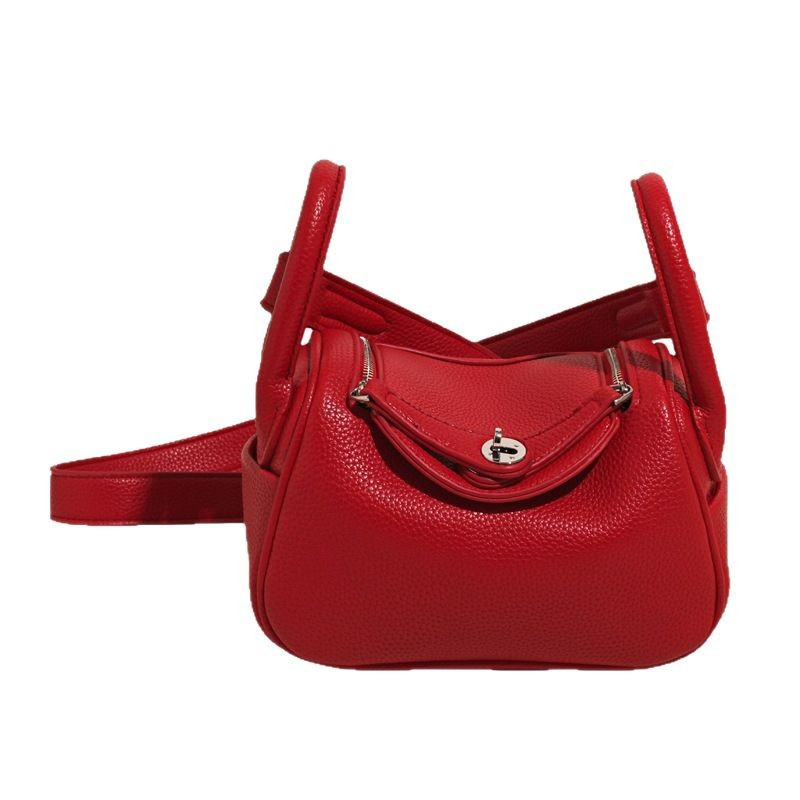 2025 New Solid Color Doctor Bag Casual Women's Large Capacity Shoulder Crossbody Bag Commuter Pillow Bag Handbag - Thumbnail 5