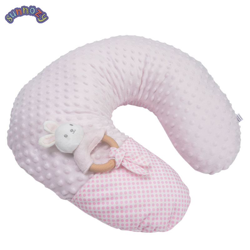 almohada de lactancia en forma de U, almohada de asiento para bebés con almohada multifuncional para embarazadas y anti-vomitación de leche image 6