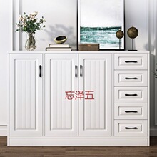 GQ餐边柜简约现代家用厨房置物柜组合客厅靠墙柜子简易橱柜经济型