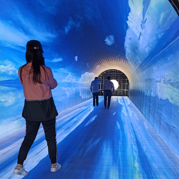How Much Does It Cost Per Square Meter for Led Time Tunnel? Interactive Time and Space Tunnel Display Design for Tourist Scenic Spots