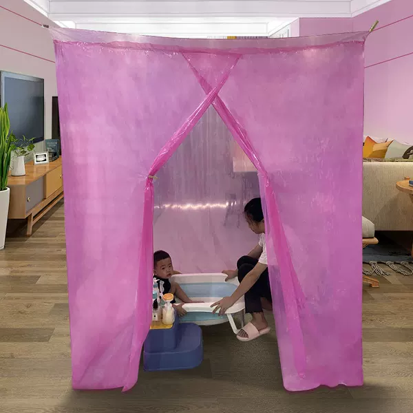 Rectangular Extra-large Thickened Bath Cover Bath Tent Cold-proof Thermal Insulation Warm Baby Adult Winter Household Bath Shower Curtain Cover