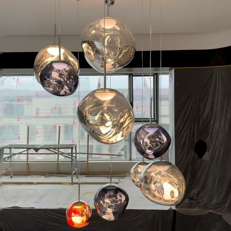 Nordic Modern Restaurant Chandelier, Creative Lava Bedroom Bedside Lamp, Duplex Open-Air Living Room Staircase Light Nordic Modern Restaurant Chandelier, Creative Lava Bedroom Bedside Lamp, Duplex Open-Air Living Room Staircase Light