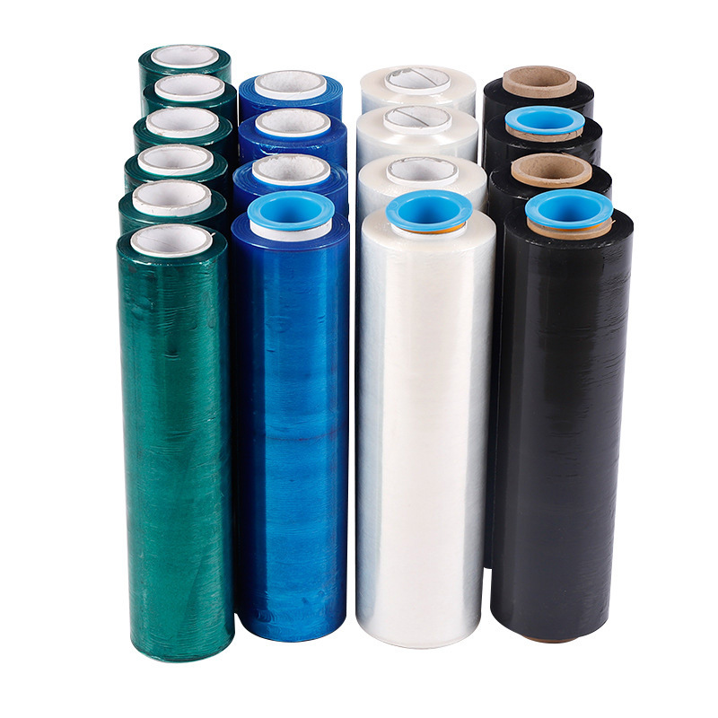Procesamiento personalizado de fábrica de película estirable de bobinado de PE película de embalaje de PE película de bobinado película de embalaje película de embalaje de plástico película de embalaje industrial