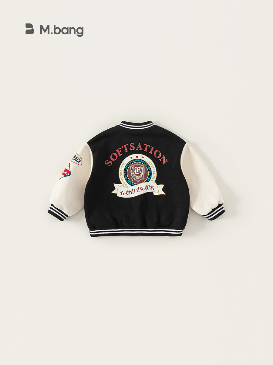 Youbao ropa para niños nueva ropa de otoño hermosa chaqueta de niño a juego de color de manga larga uniforme de béisbol para niñas chaqueta de cuello alto