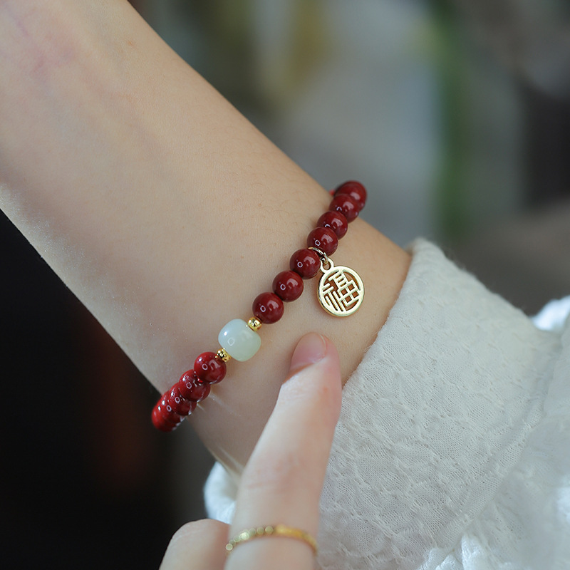 Brand small design one bead bracelet