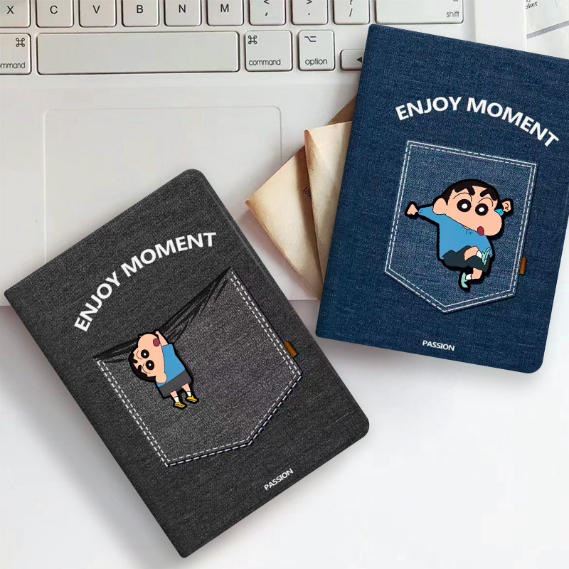 Suitable for Ipad10 Protective Case 2025 Ipad11 Three-Fold 10.2 Cartoon Air5/6/7 Anti-Fall 9.7inch Case
