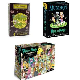Munchkin Rick and Morty English Version Rick and Morty Family Party Card Table