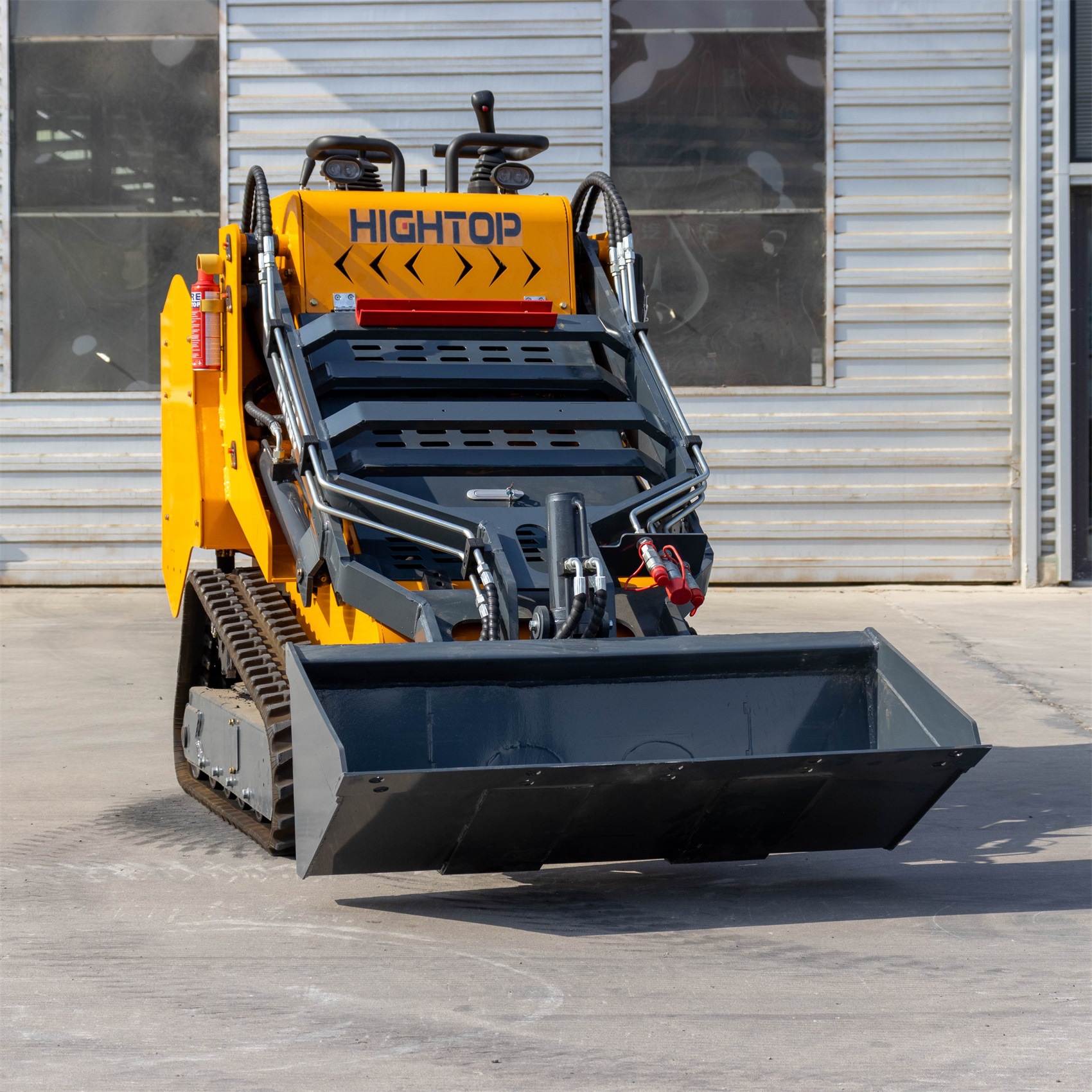 2024新款前卸式履带式铲车 小型滑移装载机 多功能家用铲装机