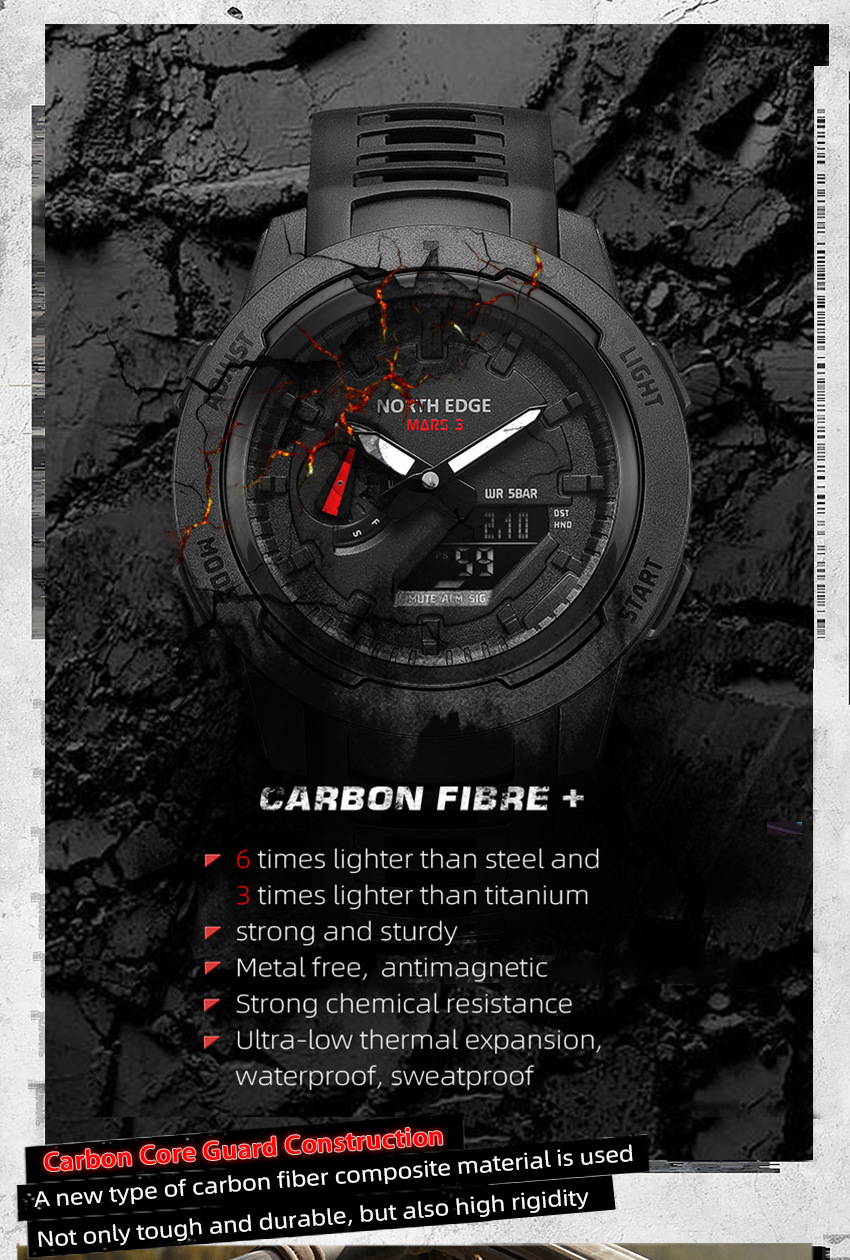 Reloj inteligente unisex deporte aire libre impermeable digital_voghion.com